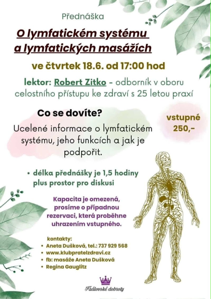 O lymfatickém systému a lymfatických masážích